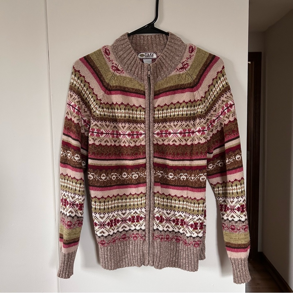 Tiara Fair Isle Knit Sweater